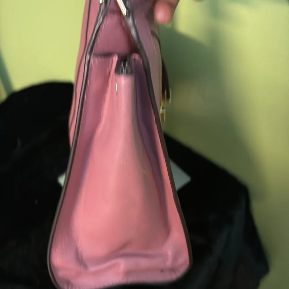 Michael Kors Whitney Rose Leather Shoulder Bag - Picture 6 of 15